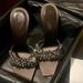 Cross With Rhinestone High Heels, New Crystal Chain Square Head Open-toed Horseshoe Heel, Beautiful Sandals Women's Shoes_vogvips.com