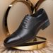 Autumn Three Joint Leather Breathable Business Formal Men's Youth Versatile Wedding British Oxford Shoes_vogvips.com