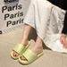 Summer Slippers Women Soft Non Slip Beach Flip Flops Men Comfort Couples Indoor Slides Shower Shoes Thick Platform Slippers_vogvips.com