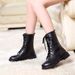 Women's Short Single British Style Shoes 2024 New Spring Autumn Summer Thin Thick Sole Motorcycle Martin Boots Ins Trend_vogvips.com