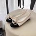 Xiaoxiangfeng 2025 Spring New Butterfly Bow Casual Round Head Button Color Blocked Low Heel Flat Bottom Ballet Style_vogvips.com