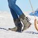 Plus Size Mid-Low Tube Martin For Women, New Autumn Winter Thick Heel Back Strap Knitted Boots_vogvips.com