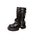 Martin Autumn And Winter New Melad Western Cowboy Boots, Height-Increasing Petite Women, Riding Boots For Women_vogvips.com