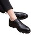 Business Formal Korean Crocodile Pattern Lace-up Leather European Style Wedding Banquet Men's Single Shoes_vogvips.com