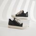 Women's Trendy Strap Thick-Lace Shoes White American Style With Candy Color Soles Cool Couples Footwear_vogvips.com