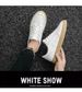 Men's Shoes Board Shoes Flat Casual Shoes Low-top White Shoes Solid Color Sports Shoes_vogvips.com