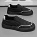Spring And Summer Breathable One Pedal Lightweight Men's Casual Shoes Mesh Light Luxury Old Beijing Cloth Shoes Men's Ca_vogvips.com