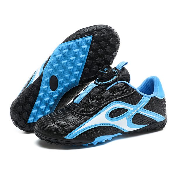 Breathable Kids Soccer Cleats With Rotating Studs & Hook-and-Loop Closure – Lightweight Training Football Shoes For Boys & Girls_vogvips.com
