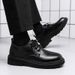 Men's Suit Leather Autumn British Style Business Formal Student Height Increasing Casual Soft Sole Waterproof Black Big_vogvips.com