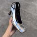 Cross High Heels 2025 Classical Dance Black Women Mary Jane Leather Shoes New Thick Heel Strap Sandals_vogvips.com