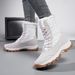 Winter Outdoor Anti Slip Snow Boots For Women, Thickened And Plush Warm Mid To High Cut Skiing Cotton Shoes_vogvips.com