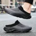 2025 Summer Breathable Home Indoor Slippers Men Thick Bottom Slides Fashion Couple Walking Shoes Chanclas Hombre_vogvips.com