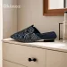 for Women Black Sophisticated Designer Flats By Colorful Gems Dazzling Flat Sandals Okimoz Big Size_vogvips.com