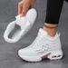 Women's Cotton Shoes With Plush Insulation And Air Cushion, Thick Soled Casual Shoes With Increased Height Inside_vogvips.com