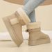 Faux Fur Winter Ankle Boots Women Fashion Buckle Anti Slip Platform Snow Boots Woman Plus Size Faux Suede Warm Short Boo_vogvips.com