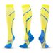 New men's and women's sports pressure socks multi-color outdoor running high tube compression socks_vogvips.com