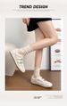 Dexun Shoes Women's 2026 Summer New Hollow Rhinestone Double Buckle With Mesh Single Shoes Soft Sole Light Casual Shoes Sports Shoes_vogvips.com