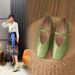 Square Toe Leather Work Shoes Women, Soft Sole, Comfortable For Long Standing, Professional Office Shoes, High Chunky_vogvips.com