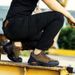 Outdoor Men's Shoes New Outdoor Round Toe Flat Heel Safety Shoes Casual Trend Warm And Comfortable Cold Sticky Hiking Shoes_vogvips.com