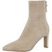 Giant, And Slim Gentle Apricot Temperament, Pointed Head, Thin High Heel Socks, Ankle Elastic Short Boots, Female_vogvips.com