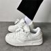 Unisex Korean Style Retro Color Block Casual Sneakers Trendy Street Style Niche Design Couple Sports Shoes_vogvips.com