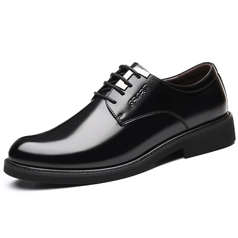 TerraStride Business Formal Genuine Leather Breathable Professional Non-Slip Wear-Resistant Soft Cowhide Shoes Men's Spring Model_vogvips.com