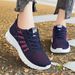 New Lace-up Women's Soft Sole Breathable Sports Lightweight Comfortable Running Shoes_vogvips.com