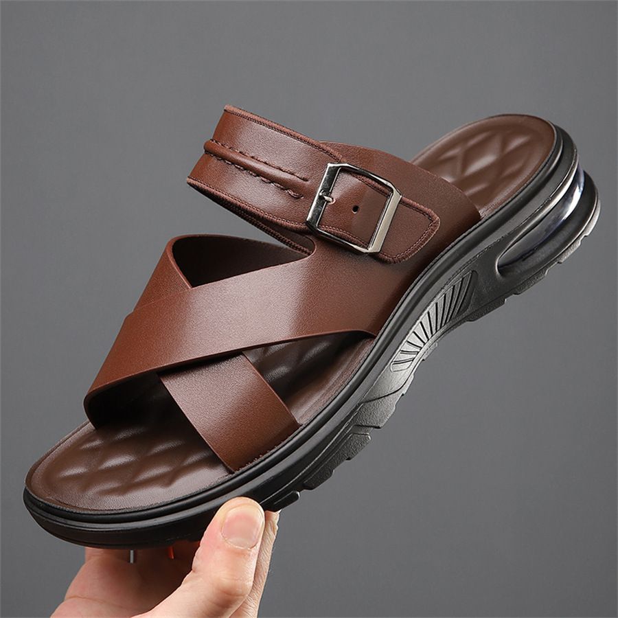 E-Commerce Men's Sandals, Summer Fashion Trendy Large Size 48, Wear-Resistant Beach Shoes_vogvips.com