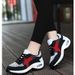 Foreign Trade Spring Summer New Breathable Mesh Air Cushion Sneakers Women's Fashion Height Increasing Casual Mom Shoes_vogvips.com