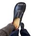 Sheepskin Version~ Closed-toe Slippers, Washed Genuine Leather, Square-toed Mules, Thick-soled Casual_vogvips.com