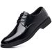 2024 Men's Business Casual Wedding Youth Dating Lace-up Trendy Leather Shoes Non-slip Wear-resistant Lightweight_vogvips.com