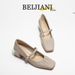 BEIJIANI 332-33 Women's Cross-Border Sheepskin Chunky Heel Mary Jane Shoes With Single Strap And Soft Leather_vogvips.com