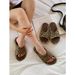 European American Style Ins Fashion Color-blocked Slippers For Women, Summer Outdoor Wear, Home And Bathroom Use,_vogvips.com