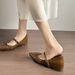 Women's 2025 Summer New Versatile Casual Flat Belt Mary Jane Pleated Pointed Women's Single Shoes_vogvips.com