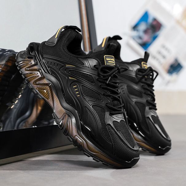 2025 New Men's Casual Running Air Cushion Shock Absorption Cross-Border Large Size Sports Dad Trendy Shoes_vogvips.com