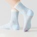 5 Pairs Cute Candy Color Kids Summer Mesh Breathable Cotton For Girls Hollow Out Mid Calf Children Casual Socks_vogvips.com