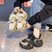 Thick Oled Internet Celebrity Dad For Women New Autumn And Winter Hit Genuine Leather Veratile Port Caual_vogvips.com