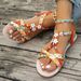 Women's Shoes 2025 New Large Size Women's Shoes Woven Bohemian Flat Sandals Fashion Outdoor Summer Beach Shoes_vogvips.com