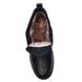 Warm Soft-soled Martin Boots Hand-scratched Mature Men's Shoes Medium Top Velvet Snow Boots Tooling Shoes_vogvips.com