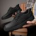 Spring new vintage cow versatile resistant soft soles men's casual work wear leather shoes_vogvips.com