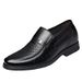 Euro Step Elderly Hole Inner Heightening Cowhide Autumn Winter Breathable Formal Men's Shoes Business Casual Leather Sandals_vogvips.com