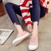 Leisure For Women Sneaker Fashion Four Seasons Breathable Slip On Athletic Low Help S Canvas Board Shoes_vogvips.com