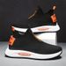 Men's Slip On Breathable Flyknit Mesh Sock Sneakers Lightweight Soft Sole For Running Walking Casual Athletic Non Slip Daily_vogvips.com