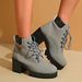 2026 Autumn New Martin Boots For Women, Chunky High Heel, Waterproof, Large Size, Commuting, Height Increasing_vogvips.com