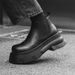 Lightweight Thick-soled Heightening Retro Tooling Boots Lazy Feet One Pedal Men's Boots Martin Boots_vogvips.com