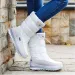 White Women Winter Shoes Warm Plush Mid-calf Waterproof Rubber Non-slip Platform Snow Boots Female Plus Size 42_vogvips.com