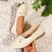 Women's Flat Slip-On Shoes Bow Decoration Casual High-End Autumn Winter European Size_vogvips.com