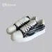 Okimoz Casual Running Sneaker Designer Shoes Black White Abstract Print Platform Sneakers Big Size_vogvips.com