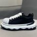 Men's Genuine Leather Shell Toe Chunky Platform Sneakers Breathable Fashion Casual Athletic Shoes Retro Lightweight Comfort_vogvips.com