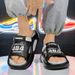 One Word Slippers For Men, Summer Teenagers, Casual Driving, A Sense Of Stepping On Poop. Wear Non Slip And Odor Proof_vogvips.com